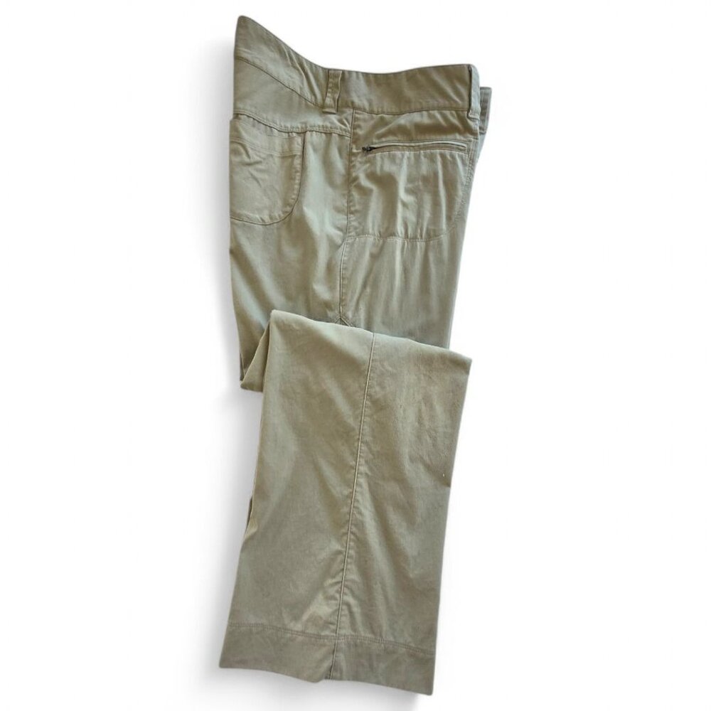Columbia Womens Outdoor Utility Beige Pants 12 Short Nylon Blend Lightweight - Picture 10 of 11
